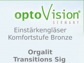 OptoVision Einstärkengläser Orgalit Tansition Sig  i-Protection S